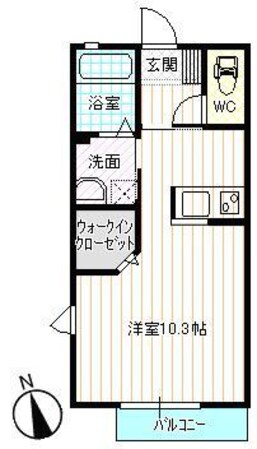 エミネンス若葉の物件間取画像